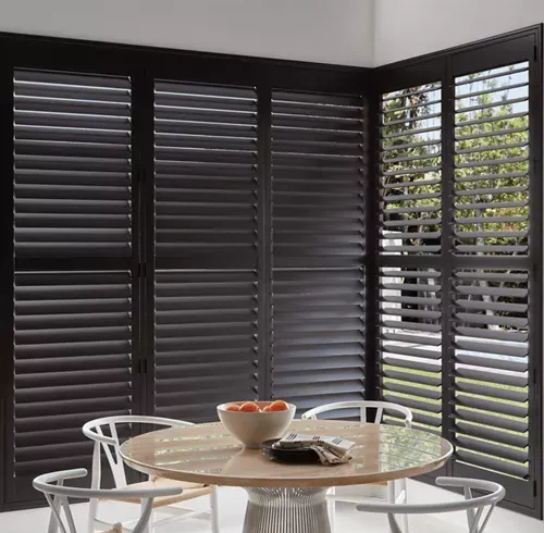 The Finest Hardwood Shutters Available